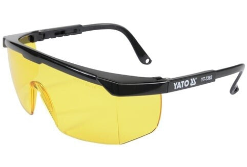 Защитные очки желтого цвета YATO 7362