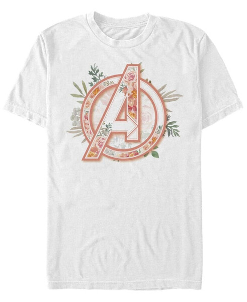 Men's Avenger Floral Short Sleeve Crew T-shirt