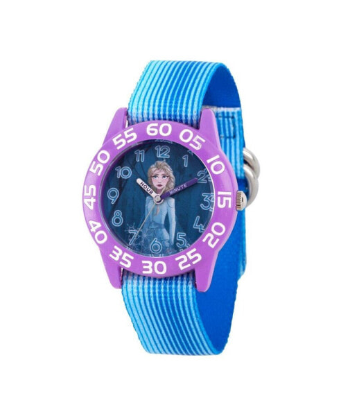 Часы Disney Frozen 2 Elsa Girls' Purple Time Teacher Watch
