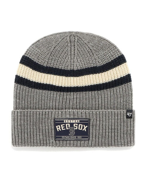 Men's Graphite Boston Red Sox Penobscot Cuffed Knit Hat