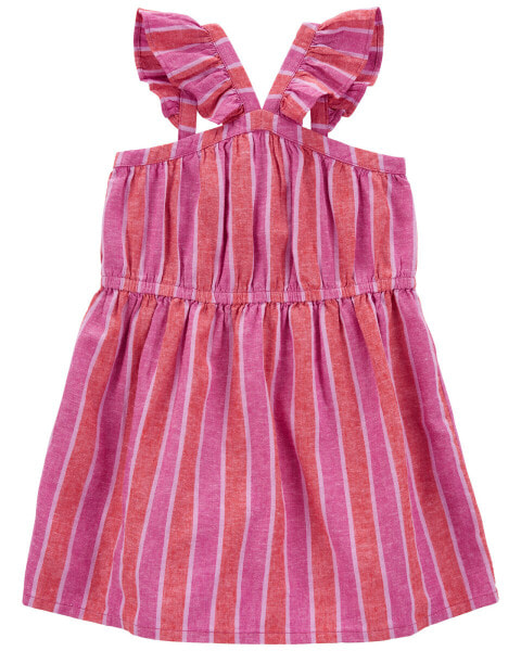 Toddler Striped LENZING™ ECOVERO™ Dress 3T