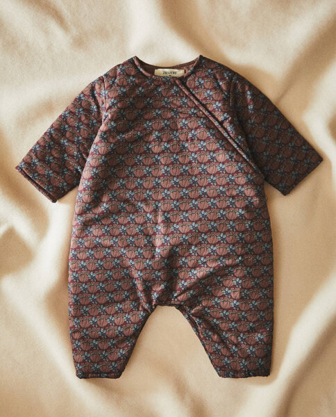 Made with liberty fabric. floral print fabric children's bodysuit