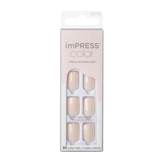 Тип товара: Накладные ногти Накладные ногти Kiss imPRESS Цвет Розовый 30 шт.