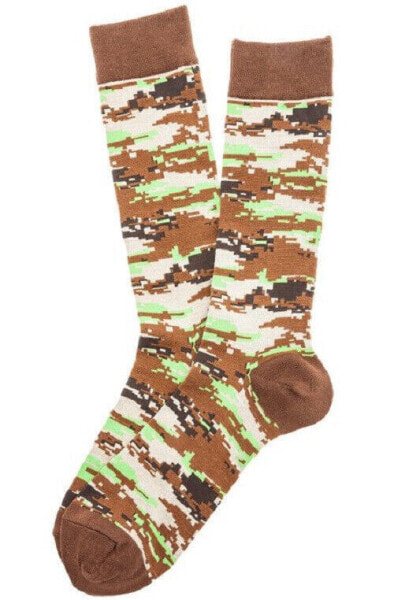 K. Bell Men's Digital Camo Crew Socks One Size - 68329M