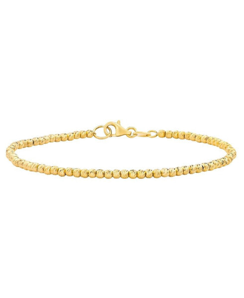 Beaded Bracelet in 14k Gold