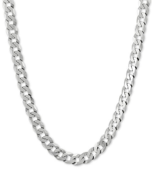 Macy's curb Link 22" Chain Necklace (7mm) in 18k Gold-Plated Sterling Silver