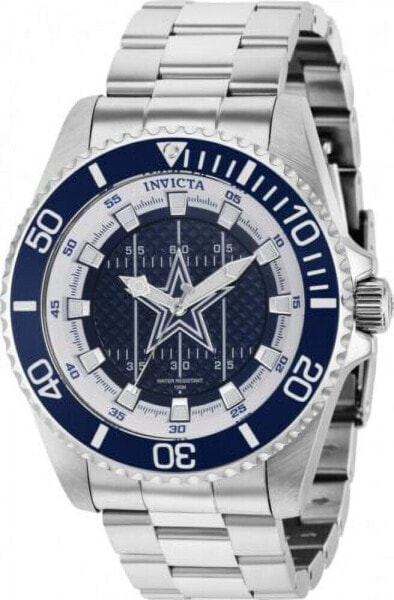 INVICTA NFL Dallas Cowboys 36923 Men's Watch Quartz COMES WITH FREE FOOTBALL