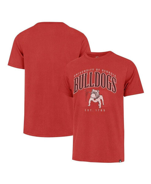 Men's Red Georgia Bulldogs Double Header Franklin T-Shirt