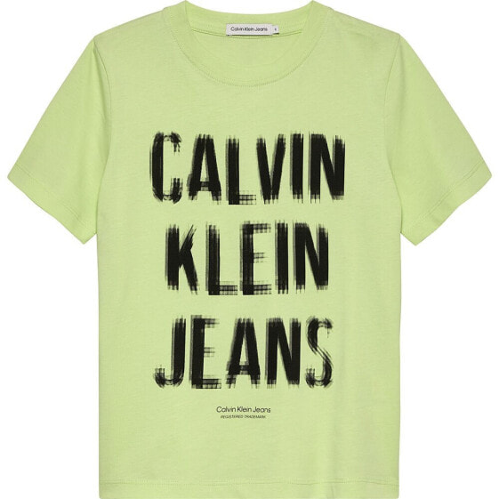 CALVIN KLEIN JEANS Pixel Logo Relaxed short sleeve T-shirt