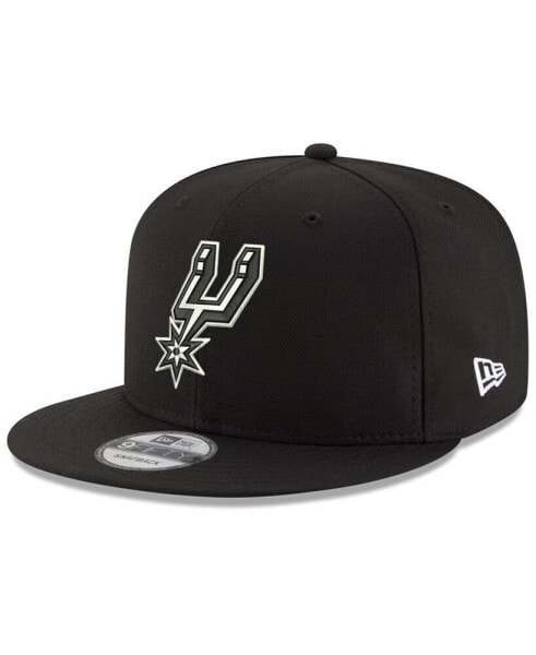 San Antonio Spurs Black White 9FIFTY Snapback Cap