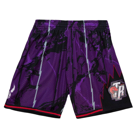 MITCHELL & NESS NBA TEAM MARBLE SWINGMAN SHORTS TORONTO RAPTORS 1998