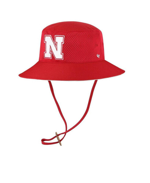 Men's Scarlet Nebraska Huskers Panama Pail Bucket Hat