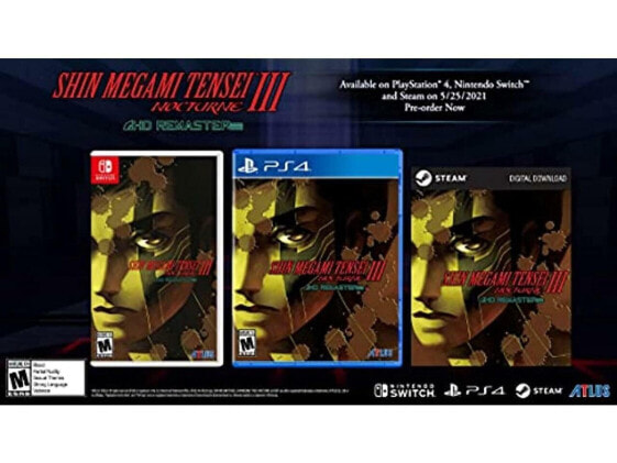 shin megami tensei iii: nocturne hd remaster - playstation 4