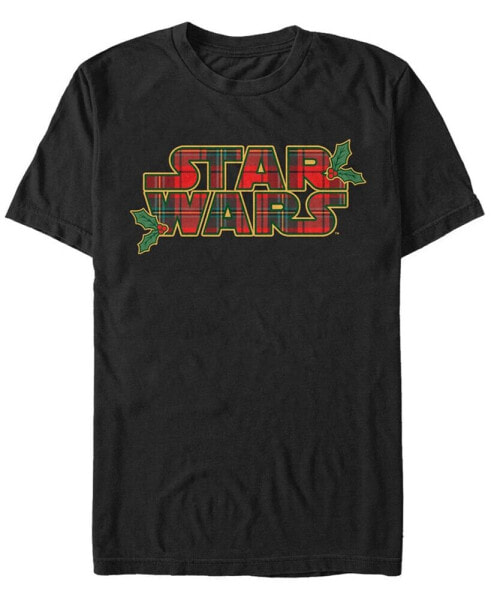 Men's Star Wars Tartan Logo Short Sleeves T-shirt