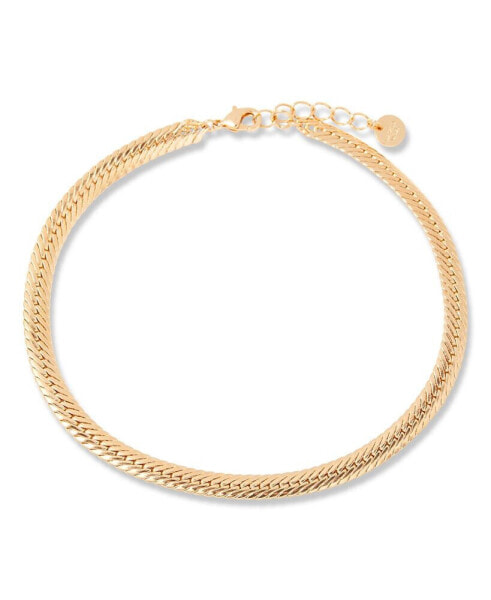 14K Gold-Plated Wells Chain Anklet