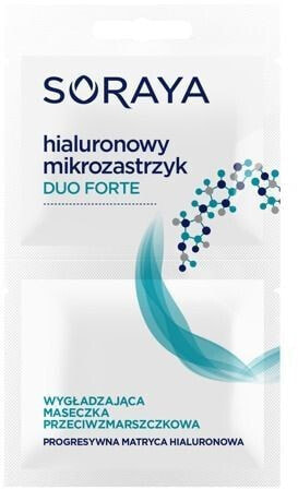 Soraya Hialuronowy Mikrozastrzyk Duo Forte Wygładzająca maseczka 2x5ml