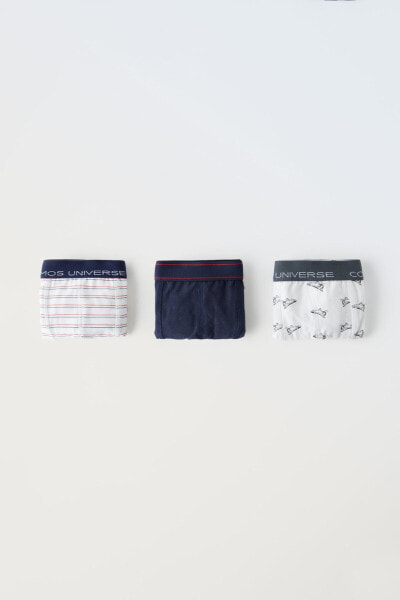 6-14 years/ pack of three space boxers
