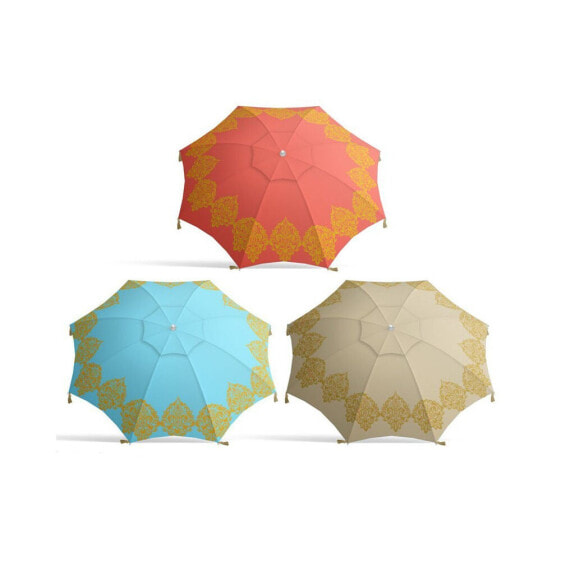Зонт солнцезащитный ATOSA 180 см направляемый, алюминиевый с бахромой Оксфорд, 3 вида, 22/25 мм