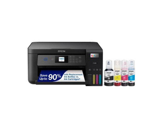 Epson EcoTank ET-2850 Black Wireless Color All-in-One Printer (C11CJ63201)