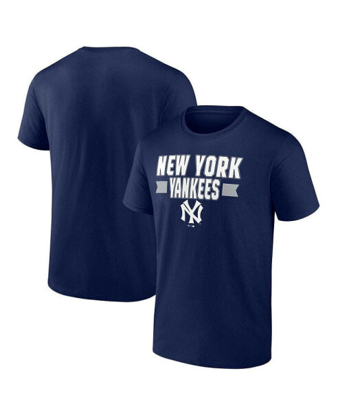Men's Navy New York Yankees Close Victory T-shirt