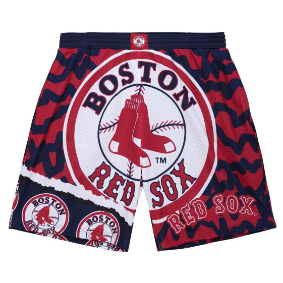 MITCHELL & NESS MLB JUMBOTRON 2.0 SUBLIMATED SHORTS BOSTON RED SOX