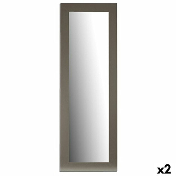 Настенное зеркало Серебристый Деревянный Cтекло 52,5 x 155 x 1,5 cm (2 штук)