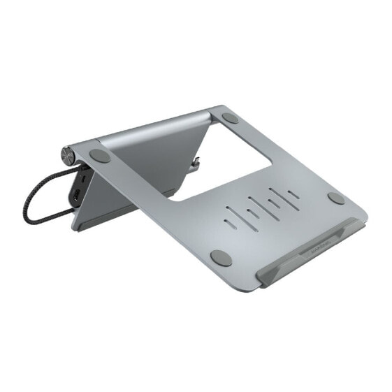 Adam Elements CASA Hub Stand - Notebook stand - Aluminium - Aluminium - M1 MacBook Pro 2021 and iPad Pro 2021 - 20 V - 5 A