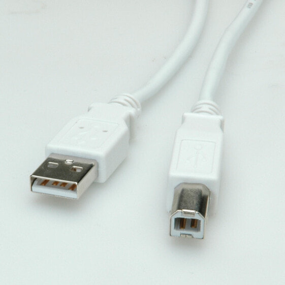 VALUE USB 2.0 Cable - A - B - M/M 4.5 m - 4.5 m - USB A - USB B - USB 2.0 - Male/Male - White