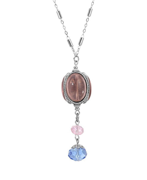 2028 spinner Drop Necklace