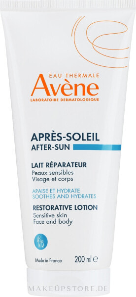 Revitalisierende Lotion für Gesicht und Körper nach dem Sonnenbad - Avene After Sun Restoration Lotion 200 ml