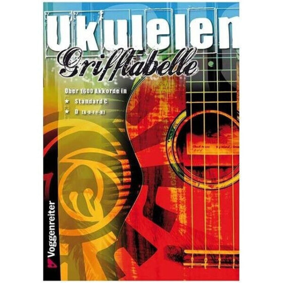 Voggenreiter Ukulelen Grifftabelle