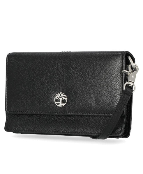 Women's RFID Leather Crossbody Bag Wallet Purse