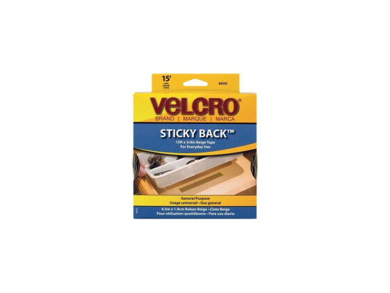 Velcro 90083 Sticky-Back Hook and Loop Fastener Tape with Dispenser, 3/4 x 15 ft