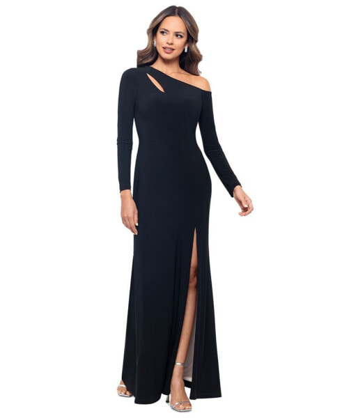 Women's Cutout Off-The-Shoulder Jersey Dress