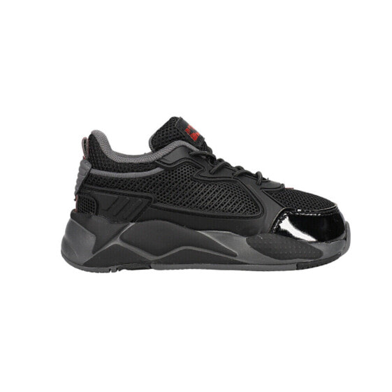 Puma Batman X RsX Lace Up Toddler Boys Black Sneakers Casual Shoes 383085-01