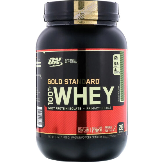 Gold Standard 100% Whey, Chocolate Mint, 1.98 lb (898 g)