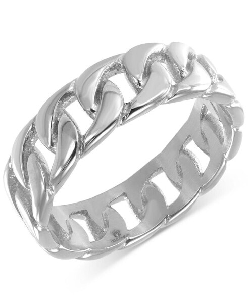 Men's Cuban Chain Link Band in Stainless Steel