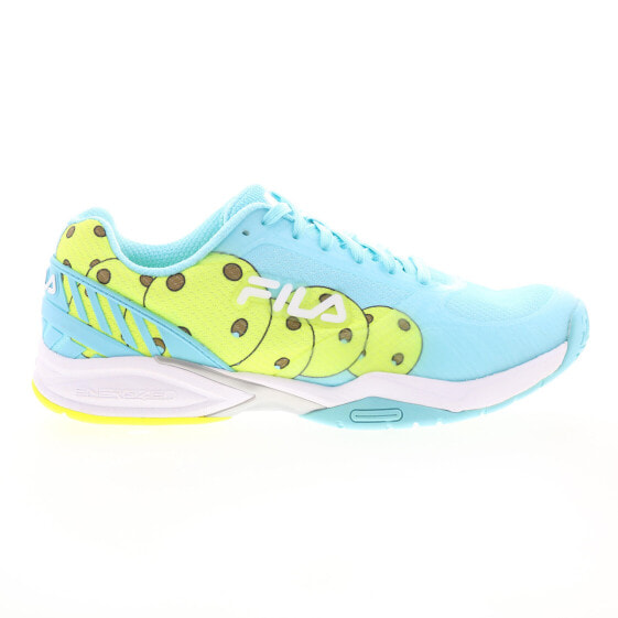Fila Volley Zone 5PM00598-425 Womens Blue Canvas Athletic Tennis Shoes 10.5