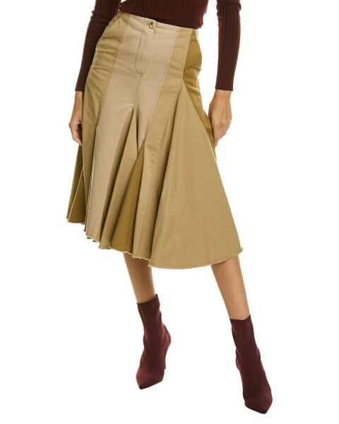 Lanvin Paneled Skirt Women's 34