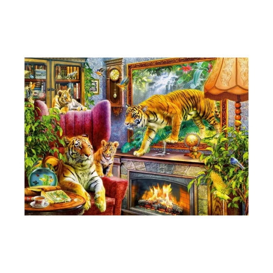 Puzzle Tiger erwachen zum Leben