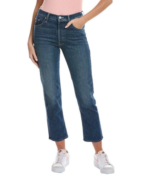 Mother The Tomcat Straight-Leg Jeans Women's Blue 26