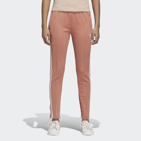 Adidas Women's Originals SST Track Pants Ash Pink-White ce2406