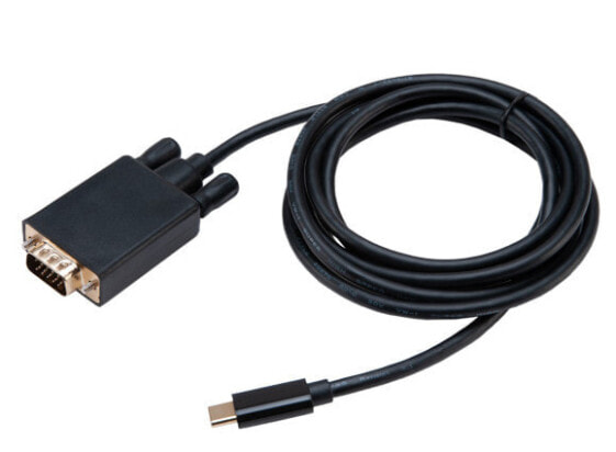 Akasa AK-CBCA17-18BK - USB Type-C - VGA - 1.8 m - Black