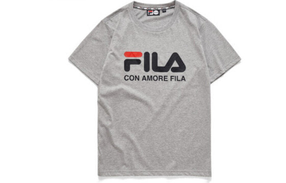 FILA FUSION 短袖T恤 2019运动短T恤 男款 灰色 / Футболка FILA FUSION T51M929150FMG T 2019T