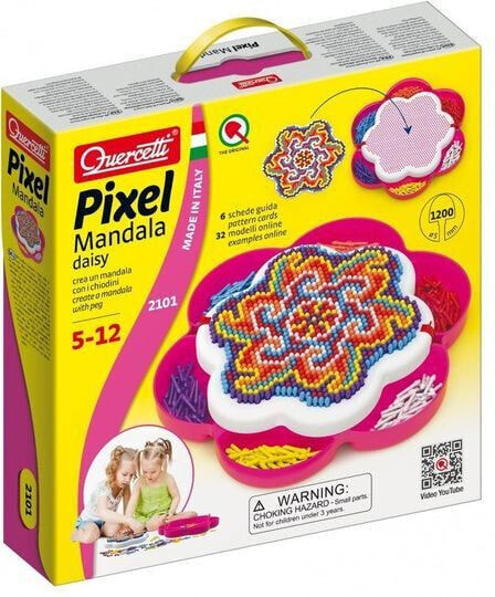 Мозаика Quercetti Pixel Mandala Daisy 1200 элементов