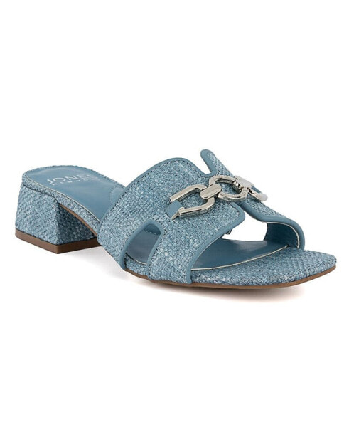 Women's Unsa Block Heel Slide Sandals