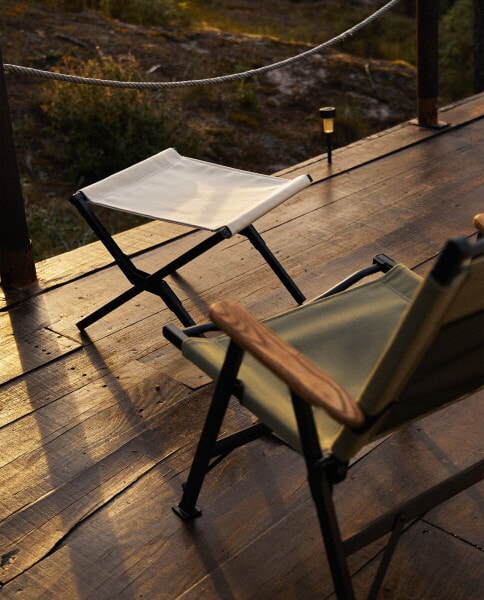 Folding outdoor camping stool