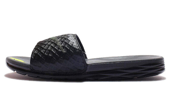 Шлепанцы Nike Benassi Solarsoft черные 705474-091