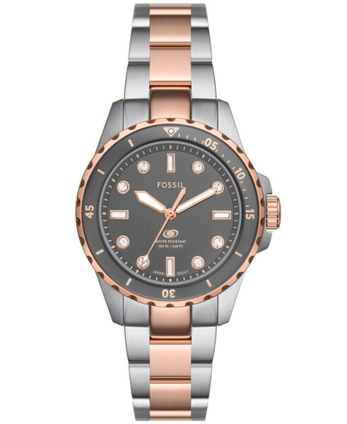 Часы Fossil Blue Dive Two-Tone Steel 36mm