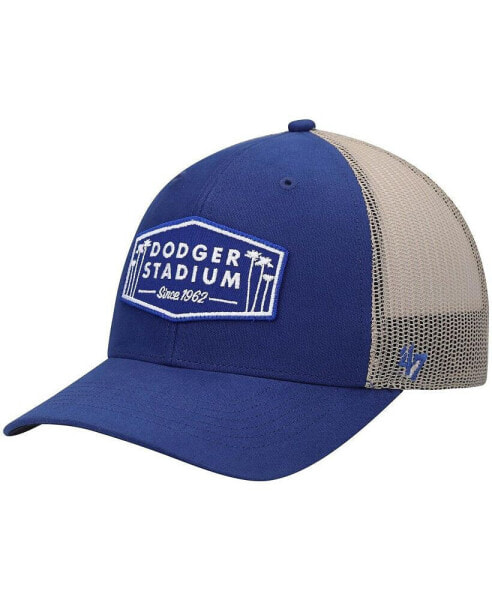 Men's Royal, Natural Los Angeles Dodgers Dodger Stadium Local Haven Trucker Snapback Hat